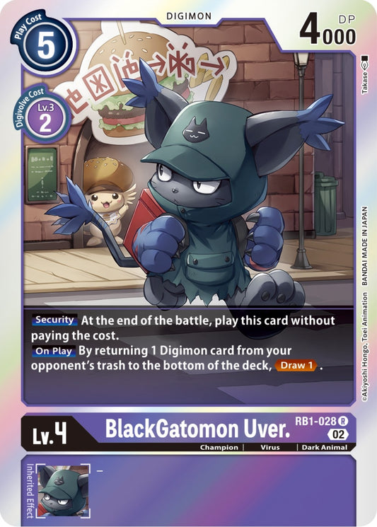 Image for BlackGatomon Uver. - Digimon Card Game