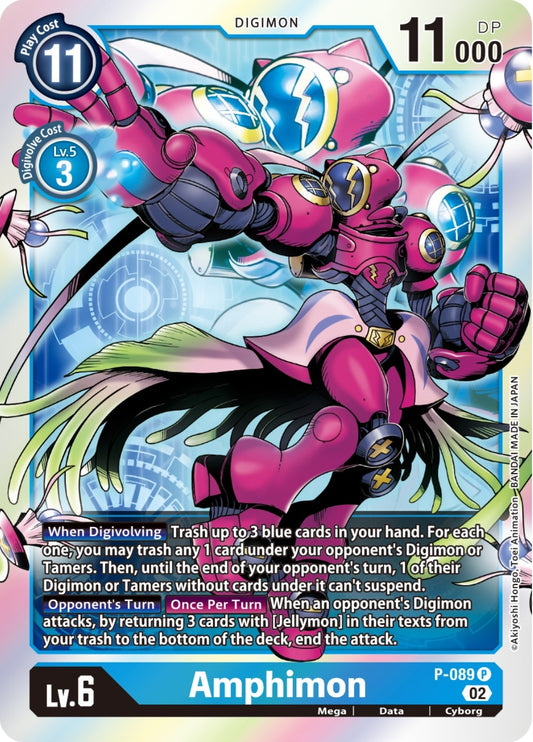 Image for Amphimon - P-089 - Digimon Card Game