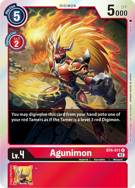 Image for Agunimon (Resurgence Booster Reprint) - Digimon Card Game