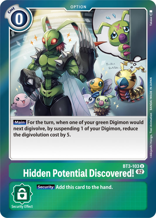 Image for Hidden Potential Discovered! (Resurgence Booster Reprint) - Digimon Card Game