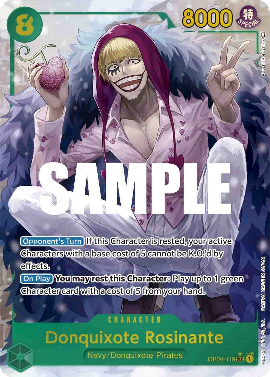 Image for Donquixote Rosinante (Alternate Art) - One Piece Card Game