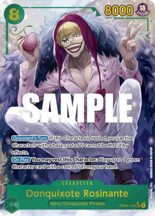 Image for Donquixote Rosinante (Alternate Art) - One Piece Card Game