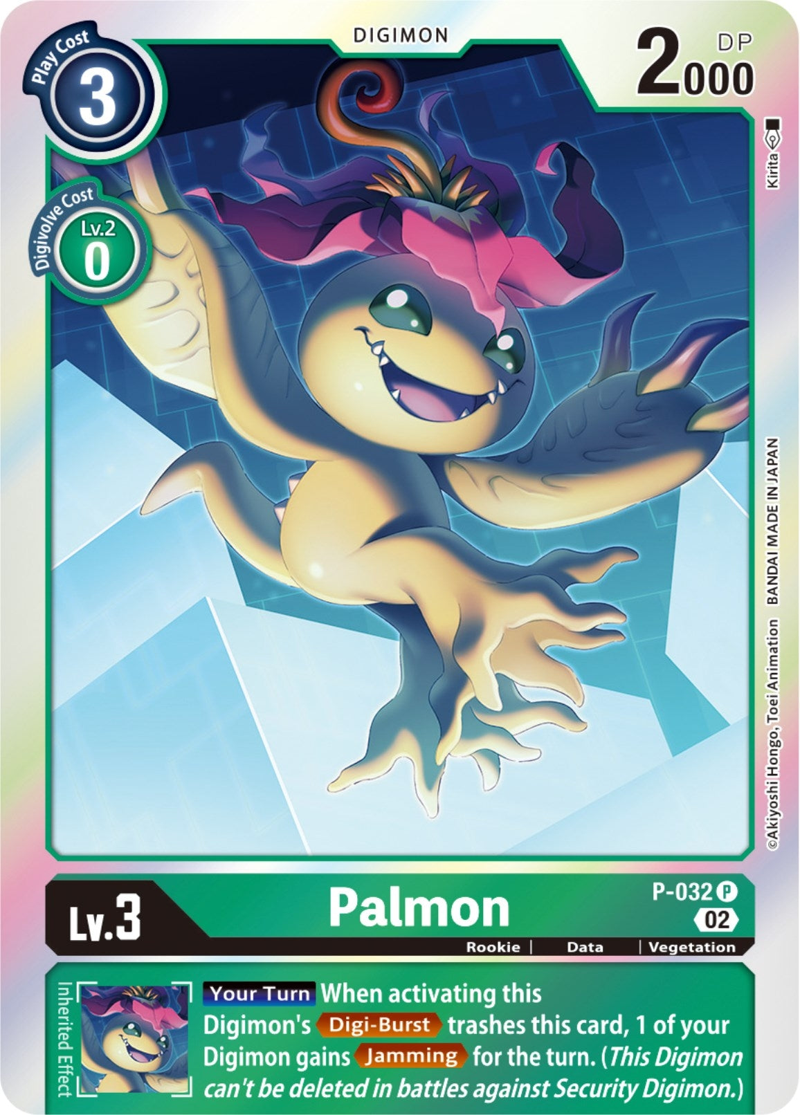 Image for Palmon - P-032 (Resurgence Booster Reprint) - Digimon Card Game