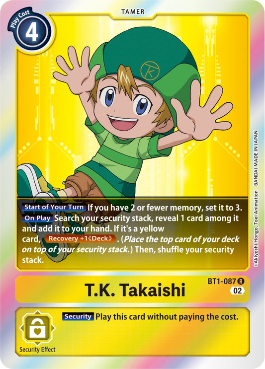 Image for T.K. Takaishi (Resurgence Booster Reprint) - Digimon Card Game