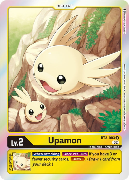Image for Upamon - BT3-003 (Resurgence Booster Reprint) - Digimon Card Game