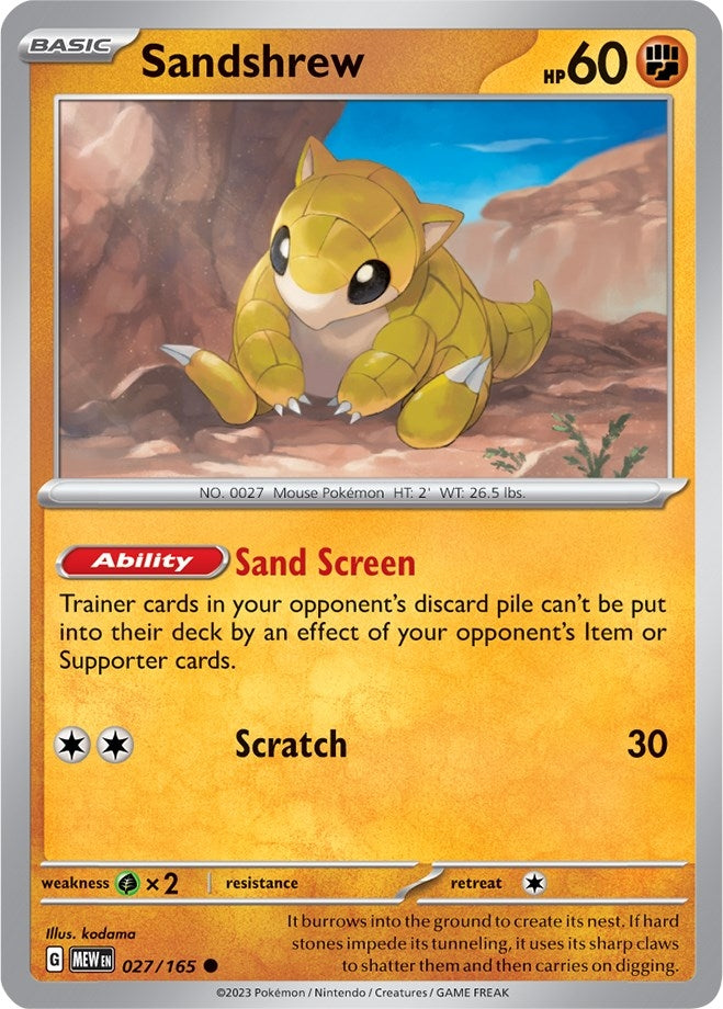 Image for Sandshrew - Pokemon