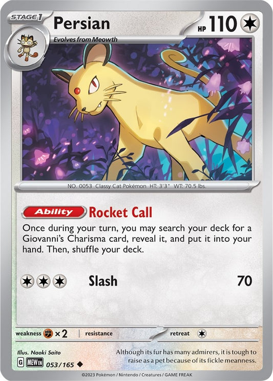 Image for Persian - Pokemon