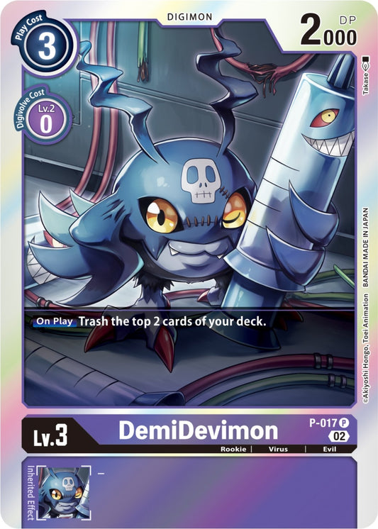 Image for DemiDevimon - P-017 (Resurgence Booster Reprint) - Digimon Card Game