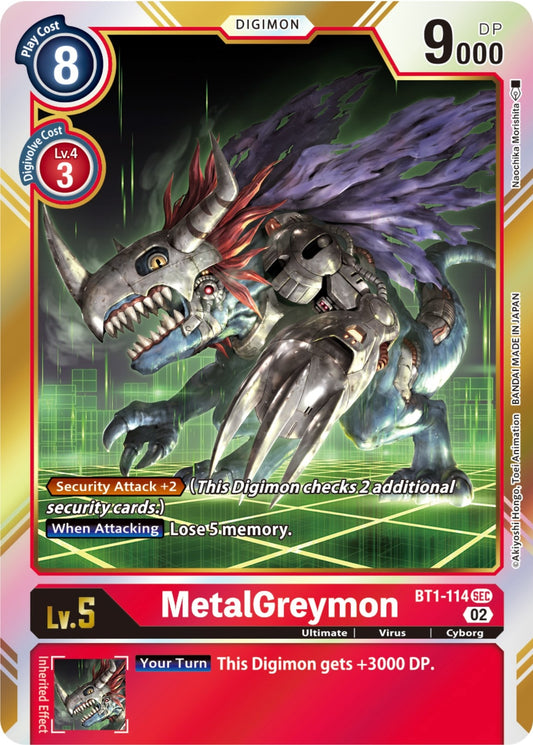 Image for MetalGreymon (Resurgence Booster Reprint) - Digimon Card Game