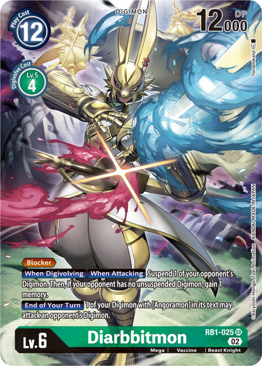 Image for Diarbbitmon (Textured Alternate Art) - Digimon Card Game
