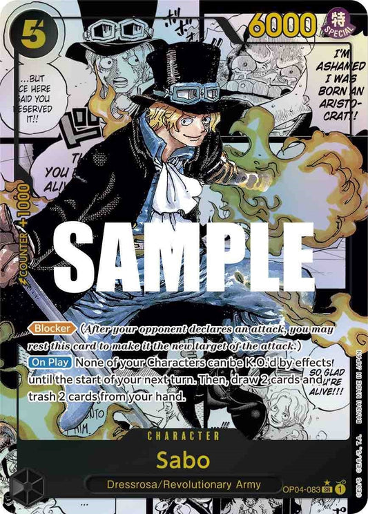 Image for Sabo (Alternate Art) (Manga) - One Piece Card Game