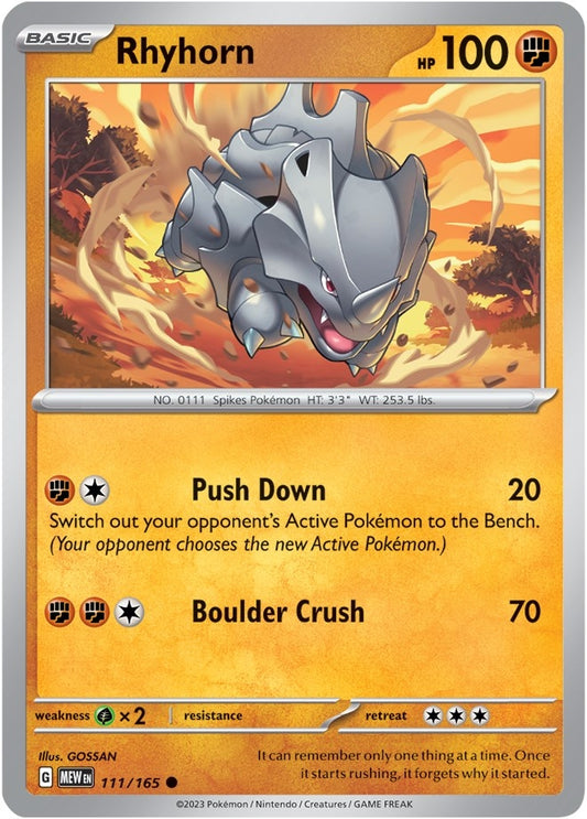 Image for Rhyhorn - Pokemon
