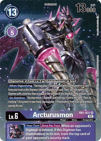 Image for Arcturusmon (Textured Alternate Art) - Digimon Card Game