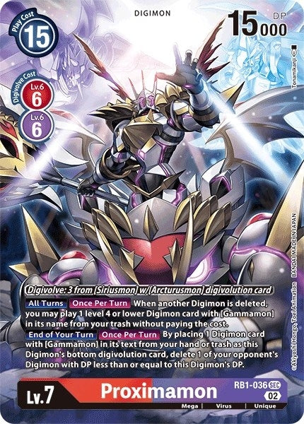 Image for Proximamon (Textured Alternate Art) - Digimon Card Game