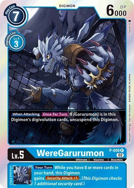 Image for WereGarurumon - P-008 (Resurgence Booster Reprint) - Digimon Card Game