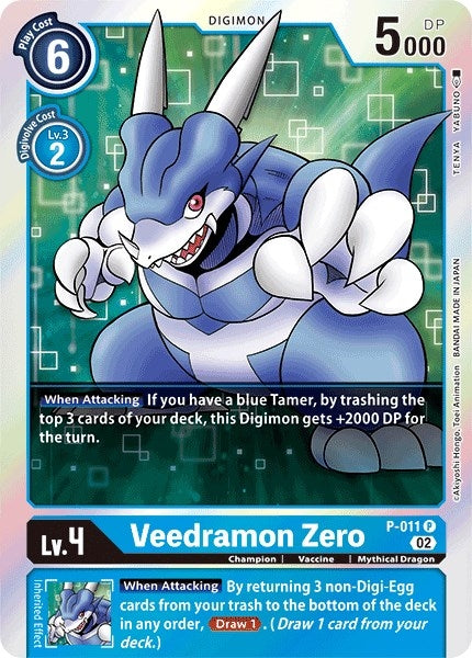 Image for Veedramon Zero - P-011 (Resurgence Booster Reprint) - Digimon Card Game