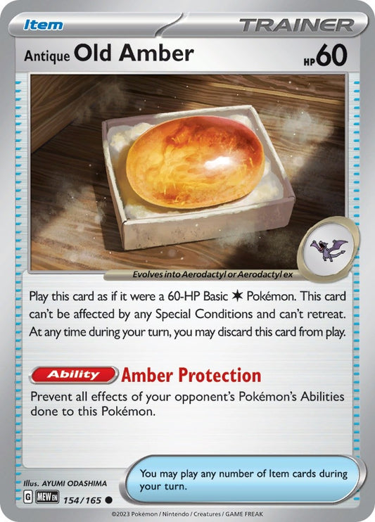 Image for Antique Old Amber - Pokemon