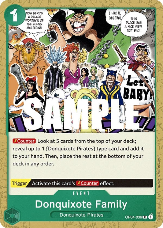 Image for Donquixote Family - One Piece Card Game