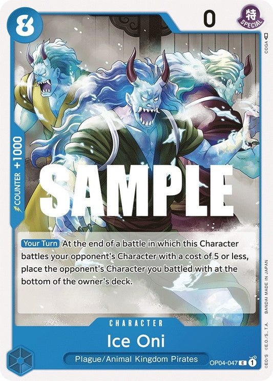 Image for Ice Oni - One Piece Card Game