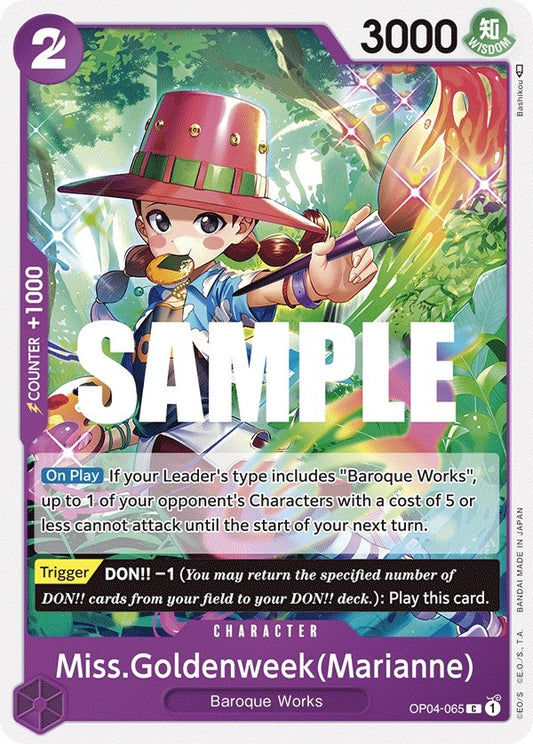 Image for Miss.Goldenweek(Marianne) - One Piece Card Game