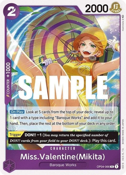 Image for Miss.Valentine(Mikita) - One Piece Card Game