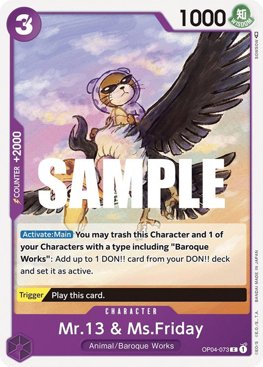 Image for Mr.13 & Ms.Friday - One Piece Card Game