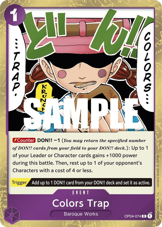 Image for Colors Trap - One Piece Card Game