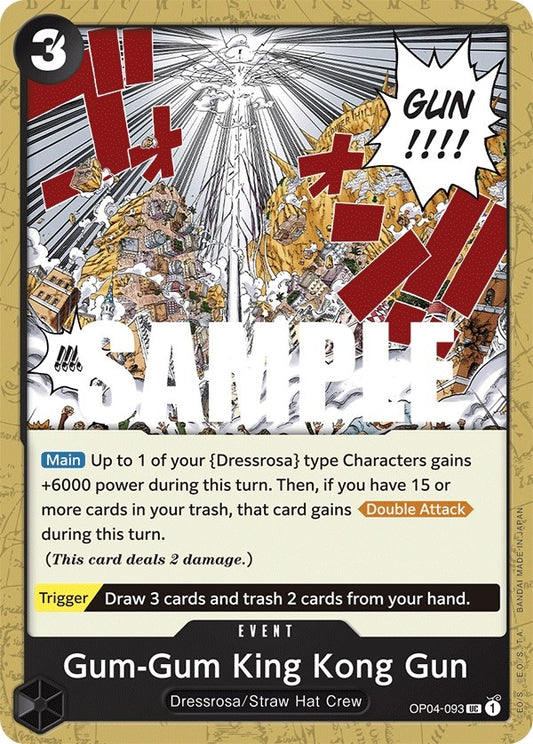 Image for Gum-Gum King Kong Gun - One Piece Card Game