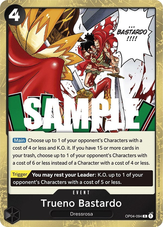Image for Trueno Bastardo - One Piece Card Game