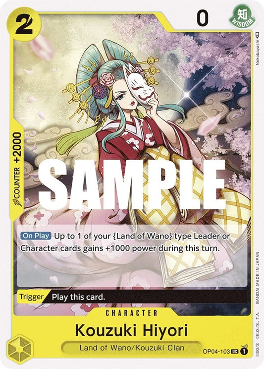 Image for Kouzuki Hiyori - One Piece Card Game