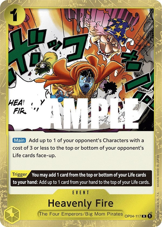 Image for Heavenly Fire - One Piece Card Game