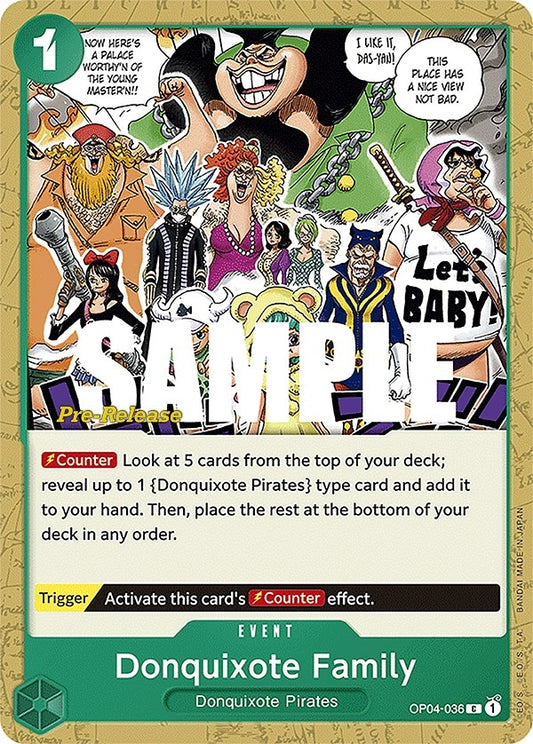 Image for Donquixote Family - One Piece Card Game