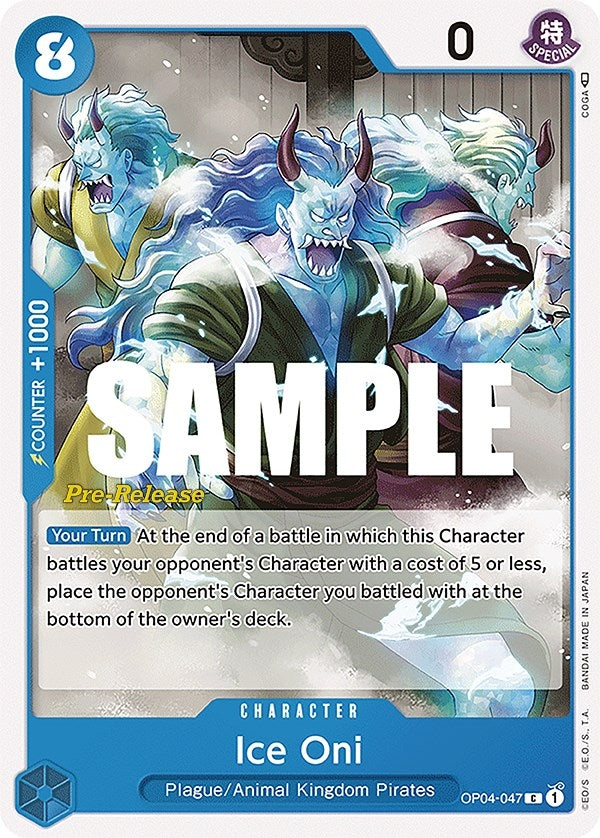 Image for Ice Oni - One Piece Card Game