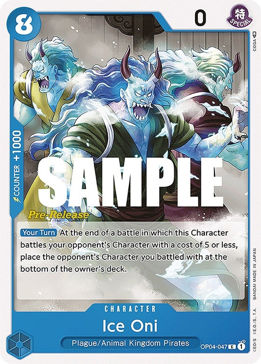 Image for Ice Oni - One Piece Card Game