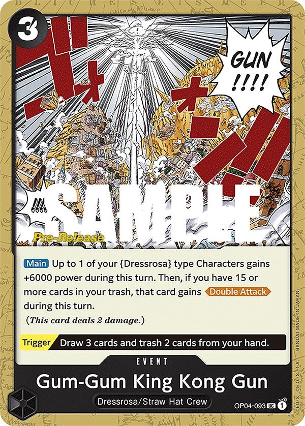 Image for Gum-Gum King Kong Gun - One Piece Card Game