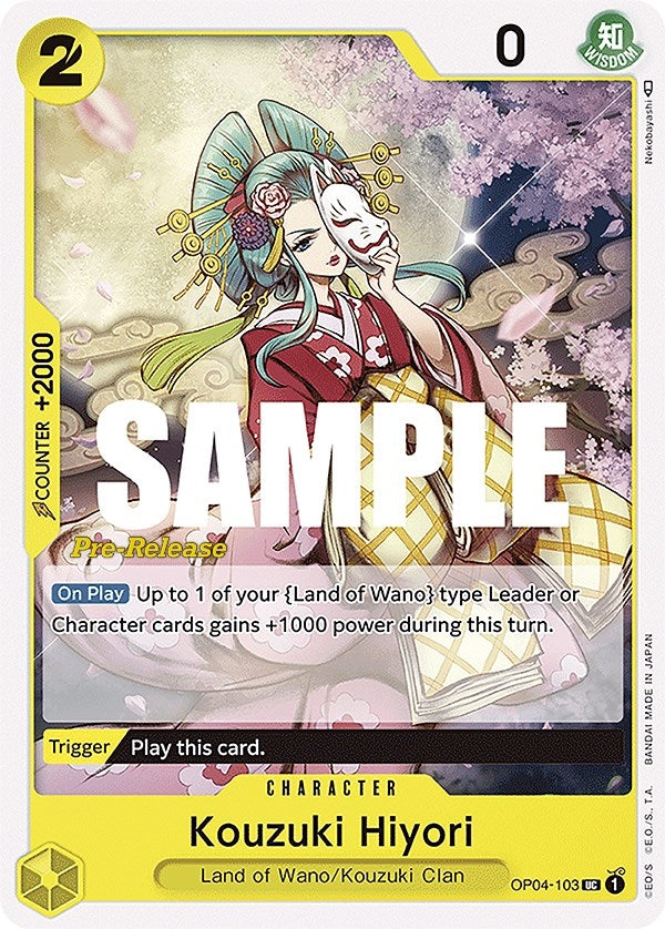 Image for Kouzuki Hiyori - One Piece Card Game
