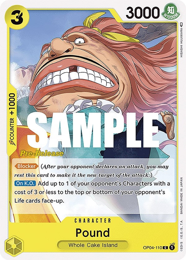 Image for Pound - One Piece Card Game
