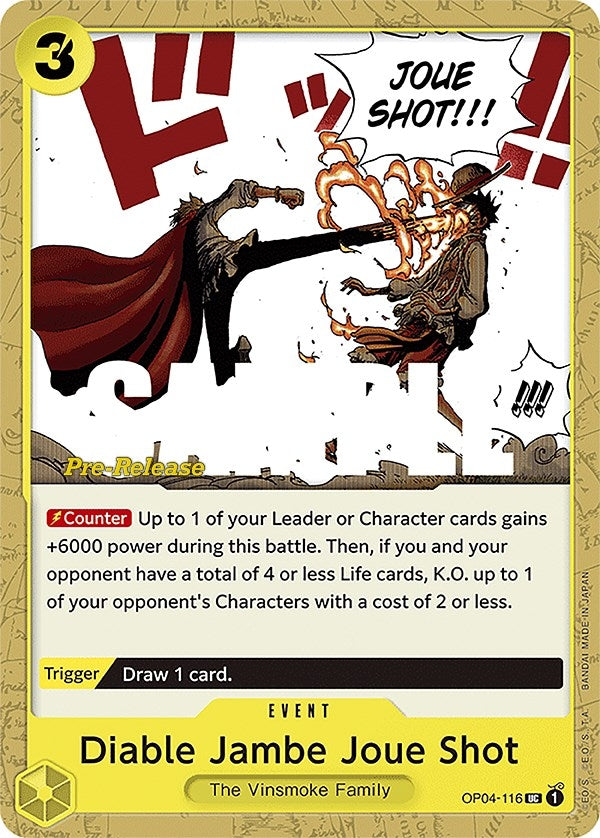 Image for Diable Jambe Joue Shot - One Piece Card Game