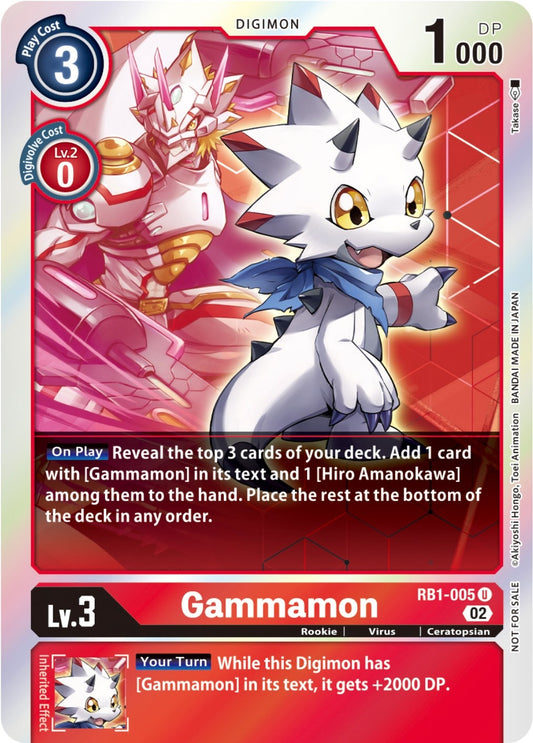 Image for Gammamon - RB1-005 (Resurgence Booster Box Promotion Pack) - Digimon Card Game