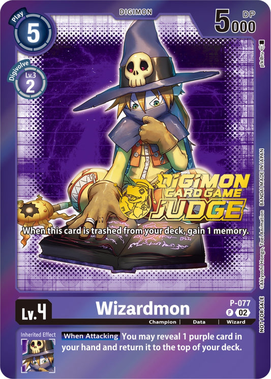 Image for Wizardmon - P-077 (Judge Pack 4) - Digimon Card Game