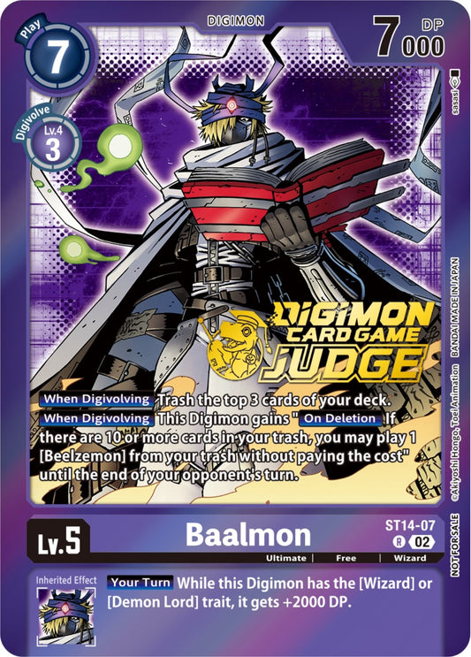 Image for Baalmon - ST14-07 (Judge Pack 4) - Digimon Card Game
