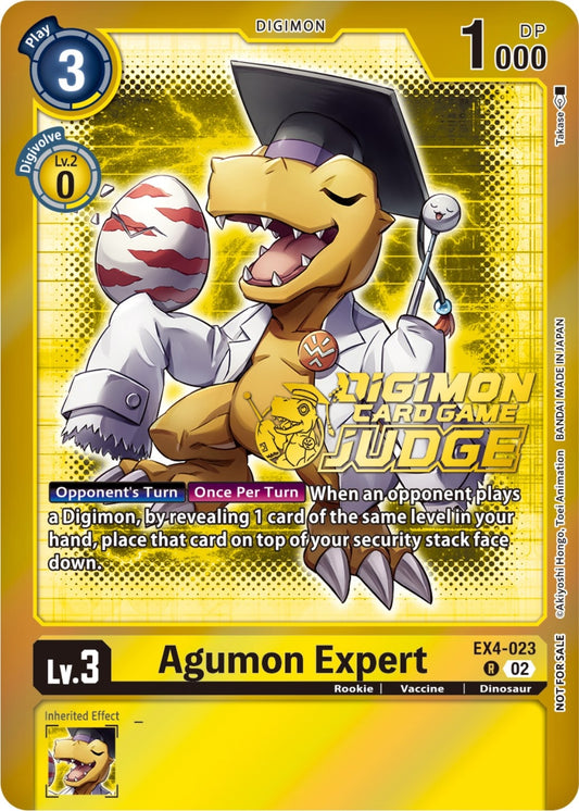 Image for Agumon Expert - EX4-023 (Judge Pack 4) - Digimon Card Game