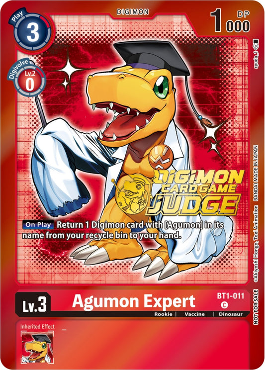 Image for Agumon Expert - BT1-011 (Judge Pack 4) - Digimon Card Game