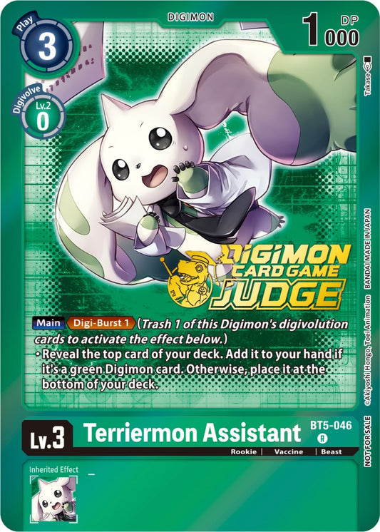 Image for Terriermon Assistant - BT5-046 (Judge Pack 4) - Digimon Card Game
