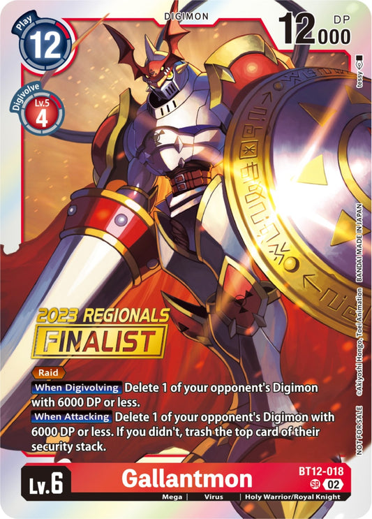 Image for Gallantmon (2023 Regionals Finalist) - Digimon Card Game