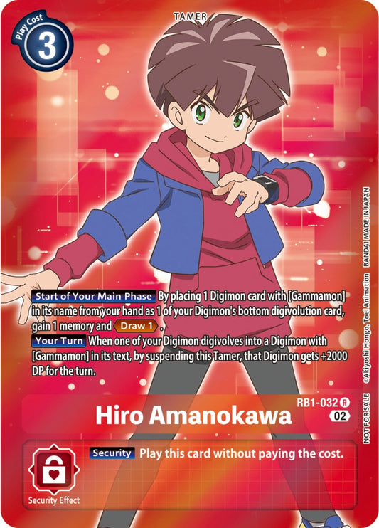 Image for Hiro Amanokawa (Resurgence Booster Box Promotion Pack) - Digimon Card Game