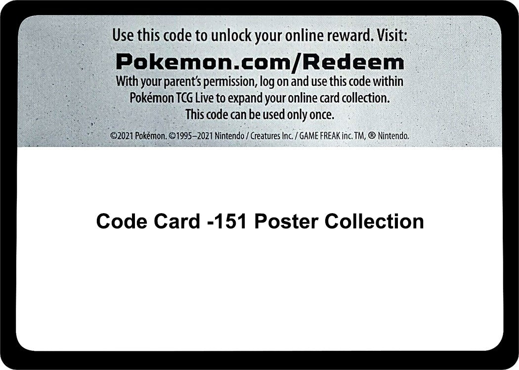 Image for Code Card -151 Poster Collection - Pokemon