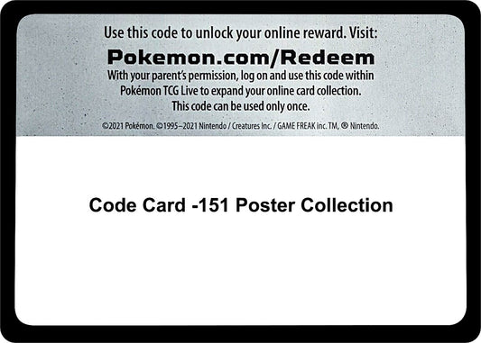Image for Code Card -151 Poster Collection - Pokemon