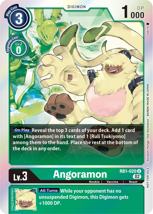 Image for Angoramon (Resurgence Booster Box Promotion Pack) - Digimon Card Game