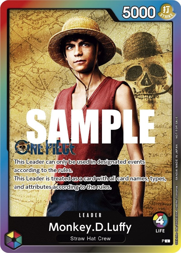 Image for Monkey.D.Luffy (Leader Pack - Live Action) (Sealed Battle 2023 Vol. 1) - One Piece Card Game